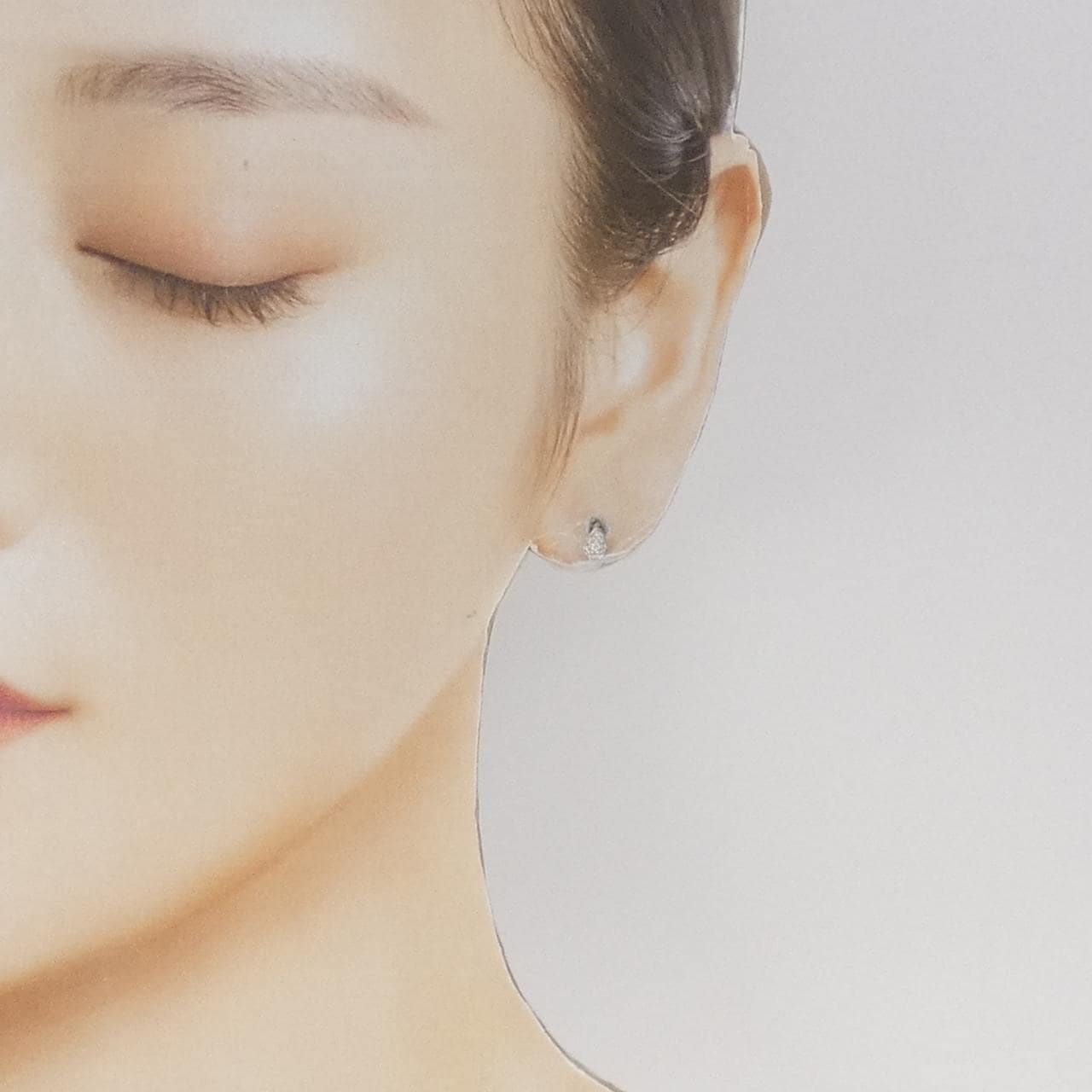 ルジアダ ダイヤモンド ピアス 片耳