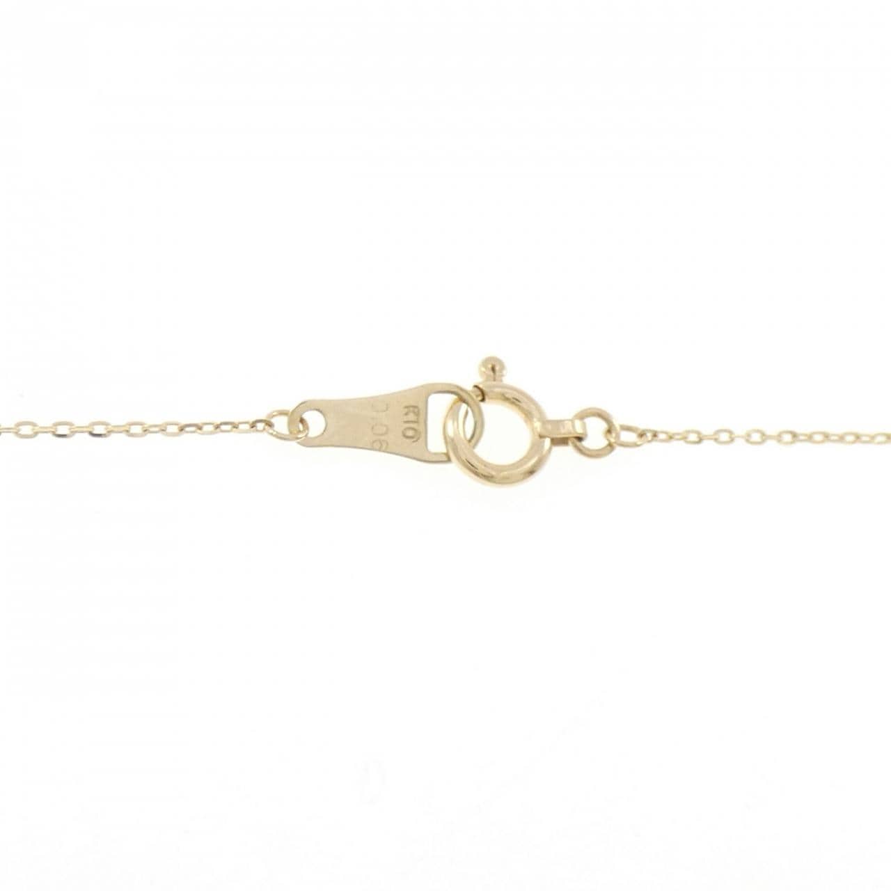 アガット ダイヤモンド ネックレス 0.06CT