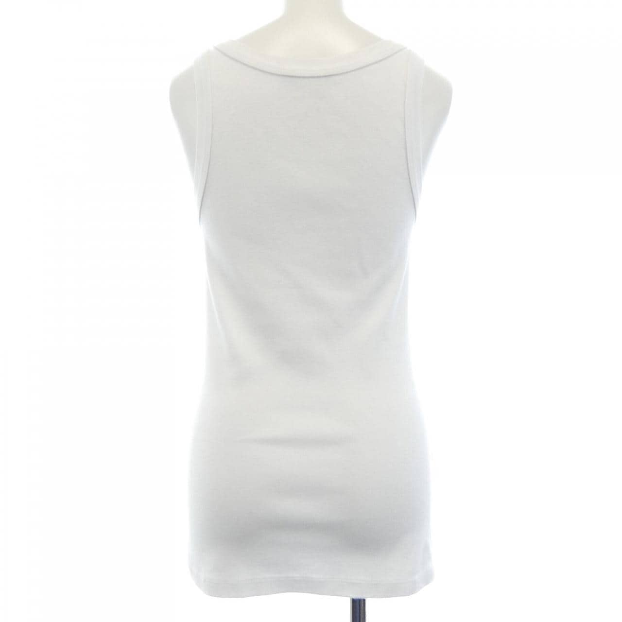 Prada Triangle Logo Rib Knit Jersey Tank Top 39546X S222 10Z0