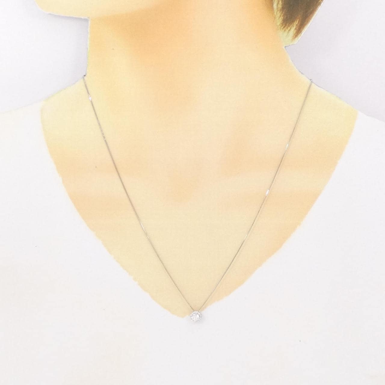 PT ダイヤモンド ネックレス 0.212CT