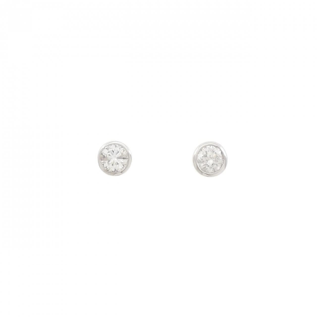 PT900 ダイヤモンド ピアス 0.72CT