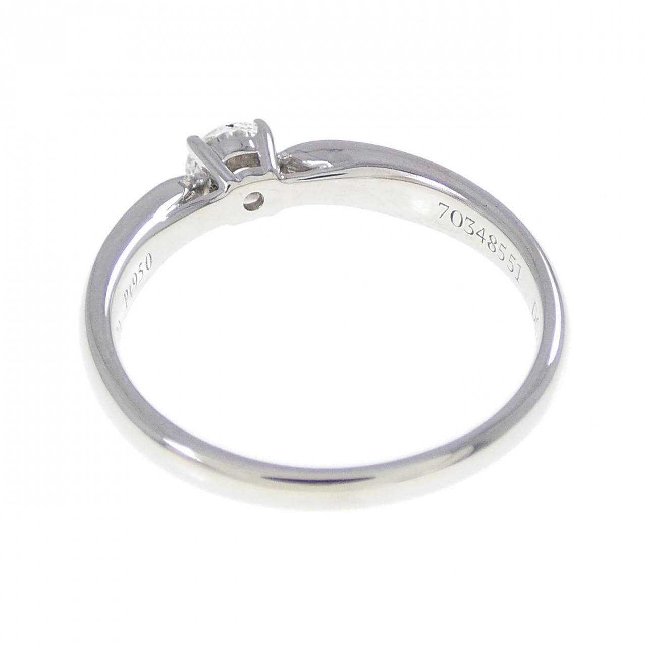 ティファニー ハーモニー リング 0.21CT F VS1 3EXT