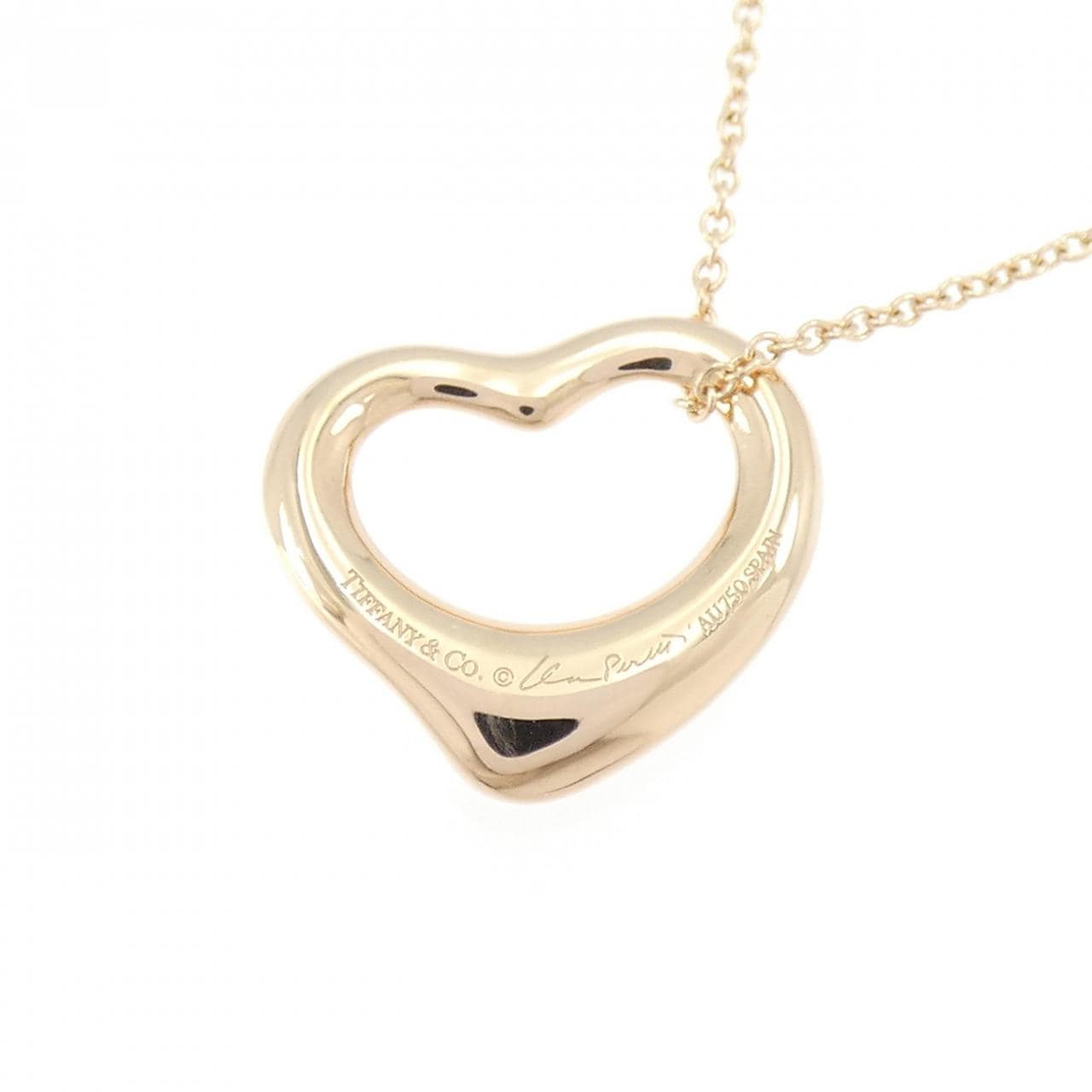 ティファニー オープンハート ネックレス