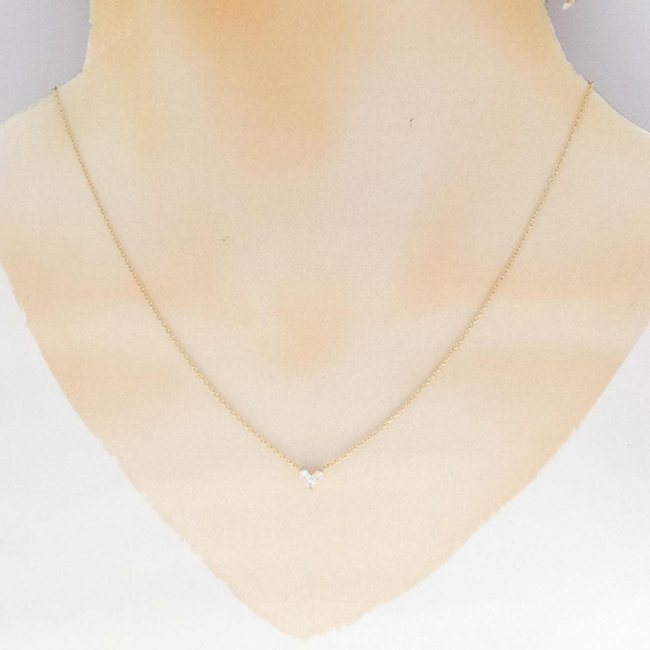 スタージュエリー ミステリアスハート ネックレス 0.15CT