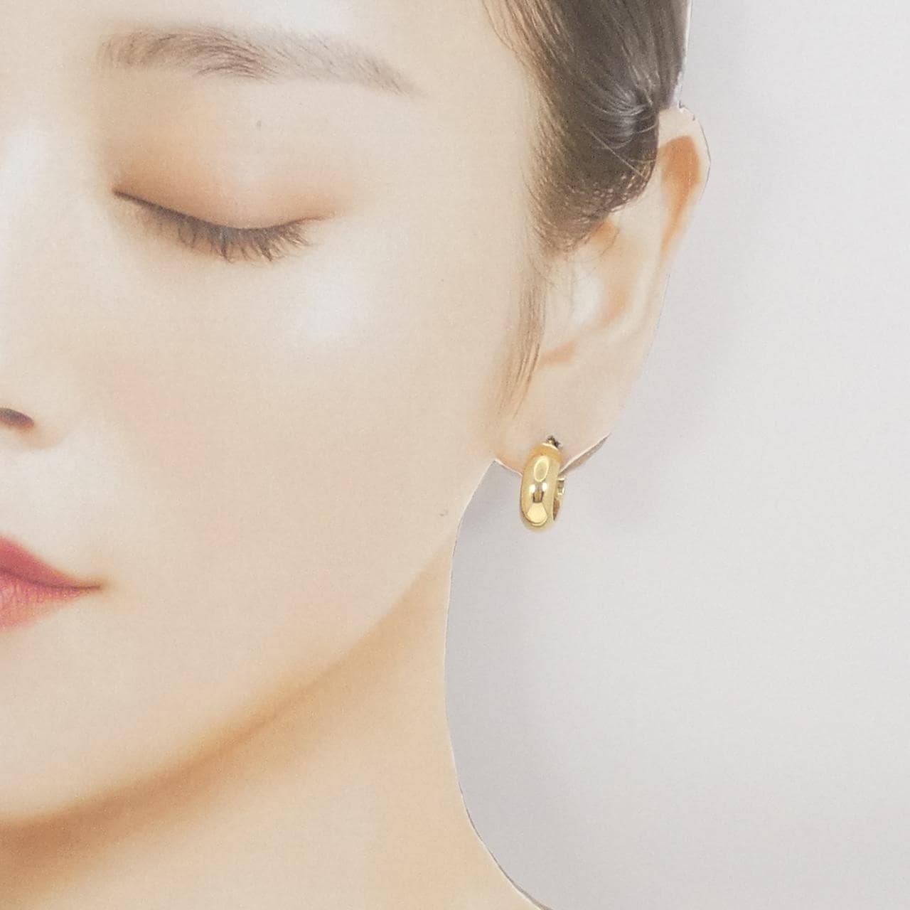 【新品】750YG フープ ピアス