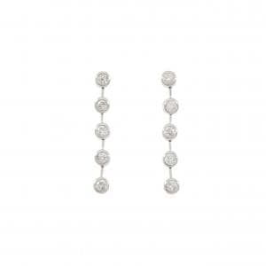 PT900 ダイヤモンド ピアス 0.50CT