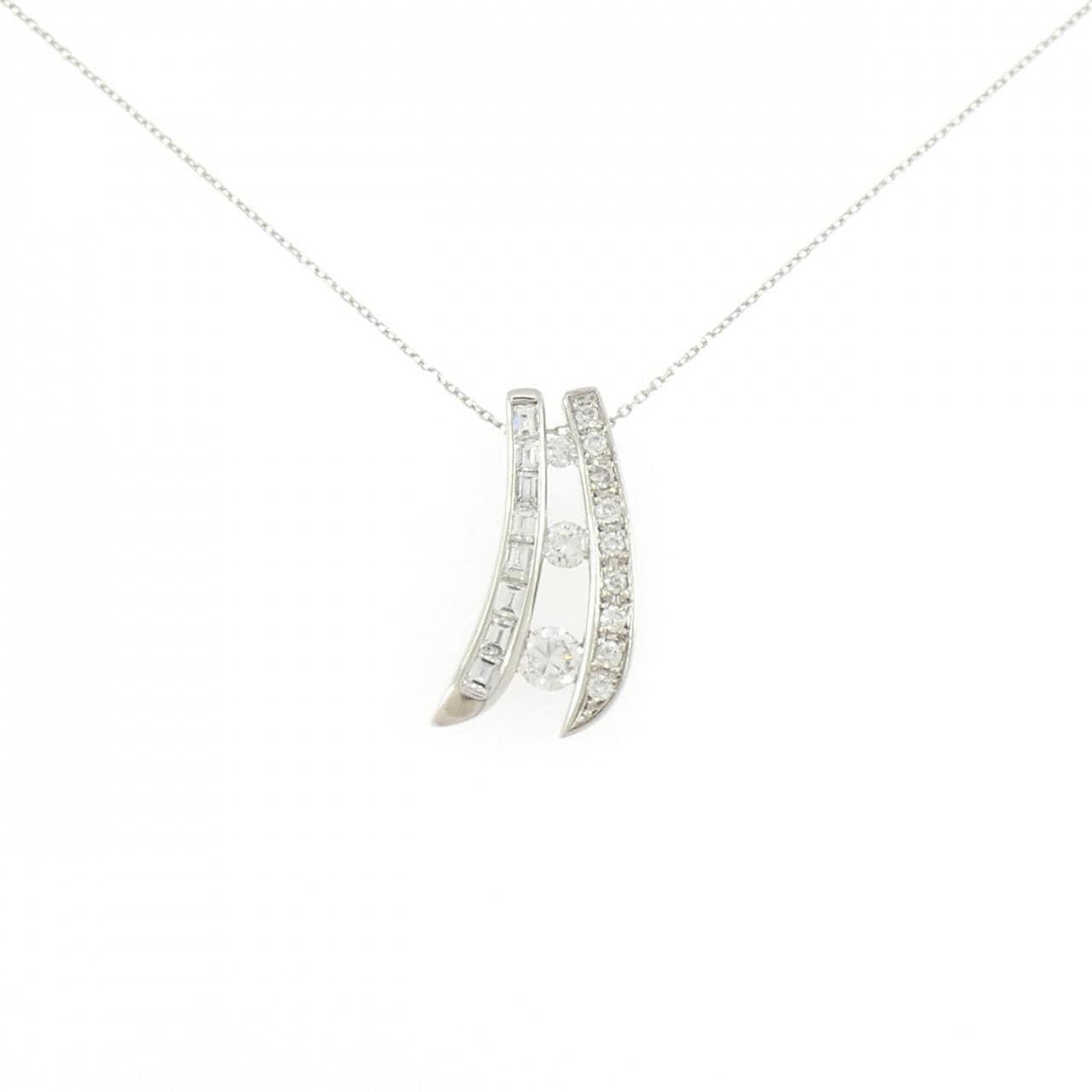 PT900/PT850 ダイヤモンド ネックレス 0.46CT