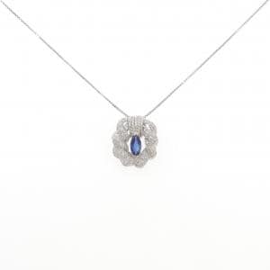 PT900/PT850 サファイヤ ネックレス 0.60CT