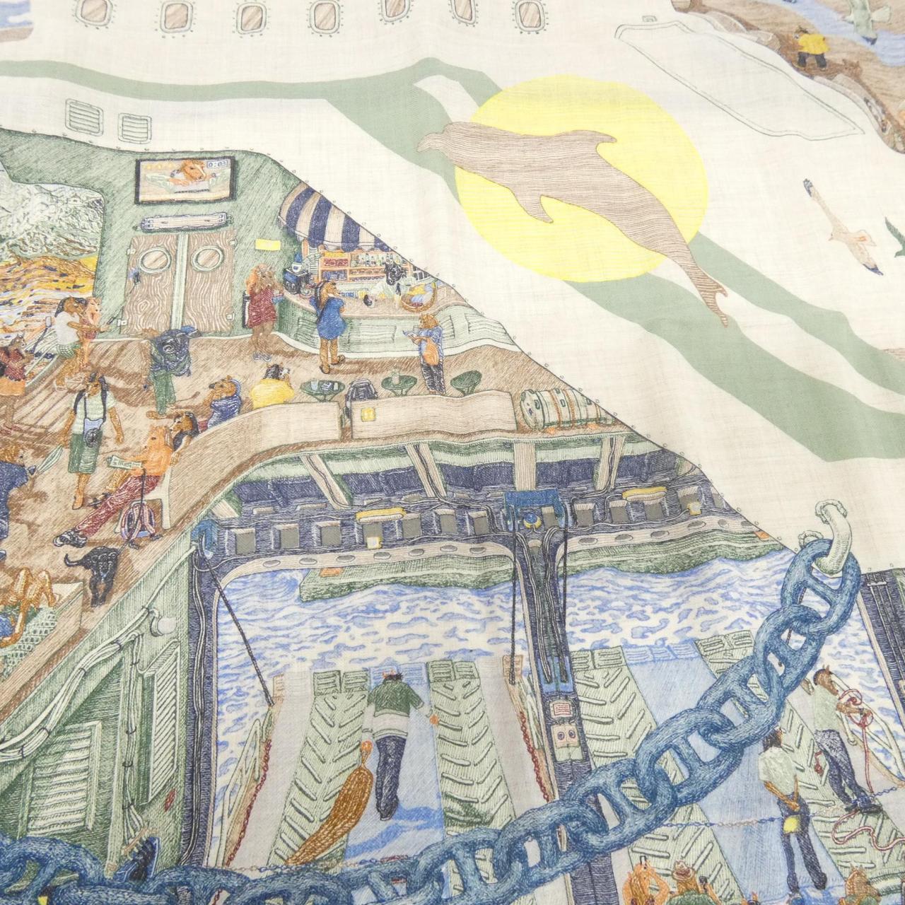 【未使用品】エルメス カレ アッシュ 103812T スカーフ