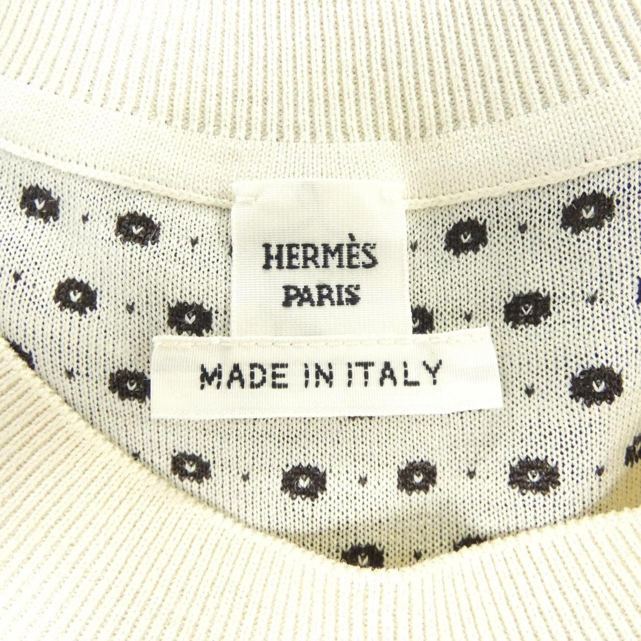 エルメス HERMES GUEPARDS ET PALMETTES 5E2821DS ツイルレーヌ ニット