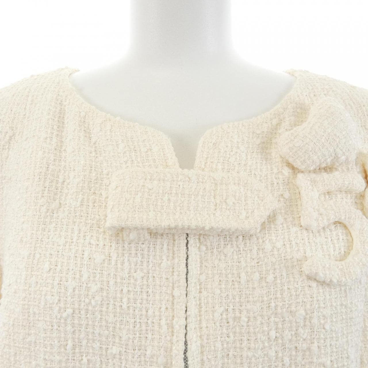 【ヴィンテージ】シャネル CHANEL P22527V13469 04C ノーカラージャケット