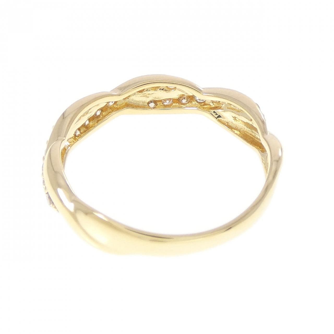 K18YG ダイヤモンド リング 0.20CT