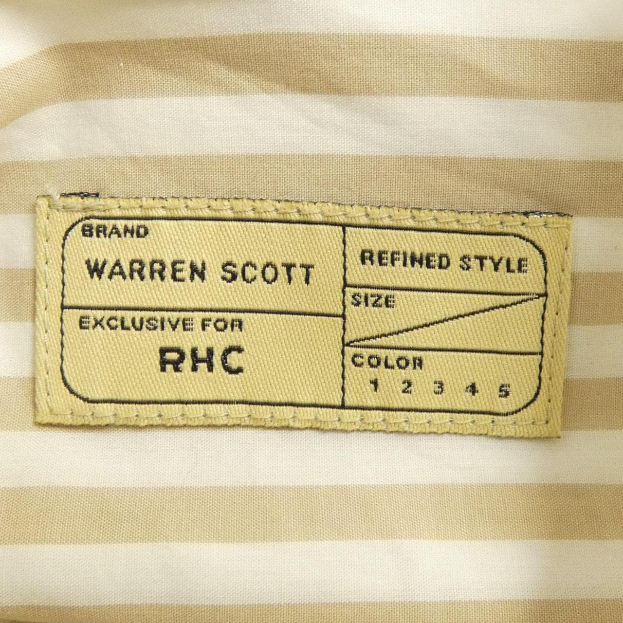 WARREN SCOTT RHC シャツ