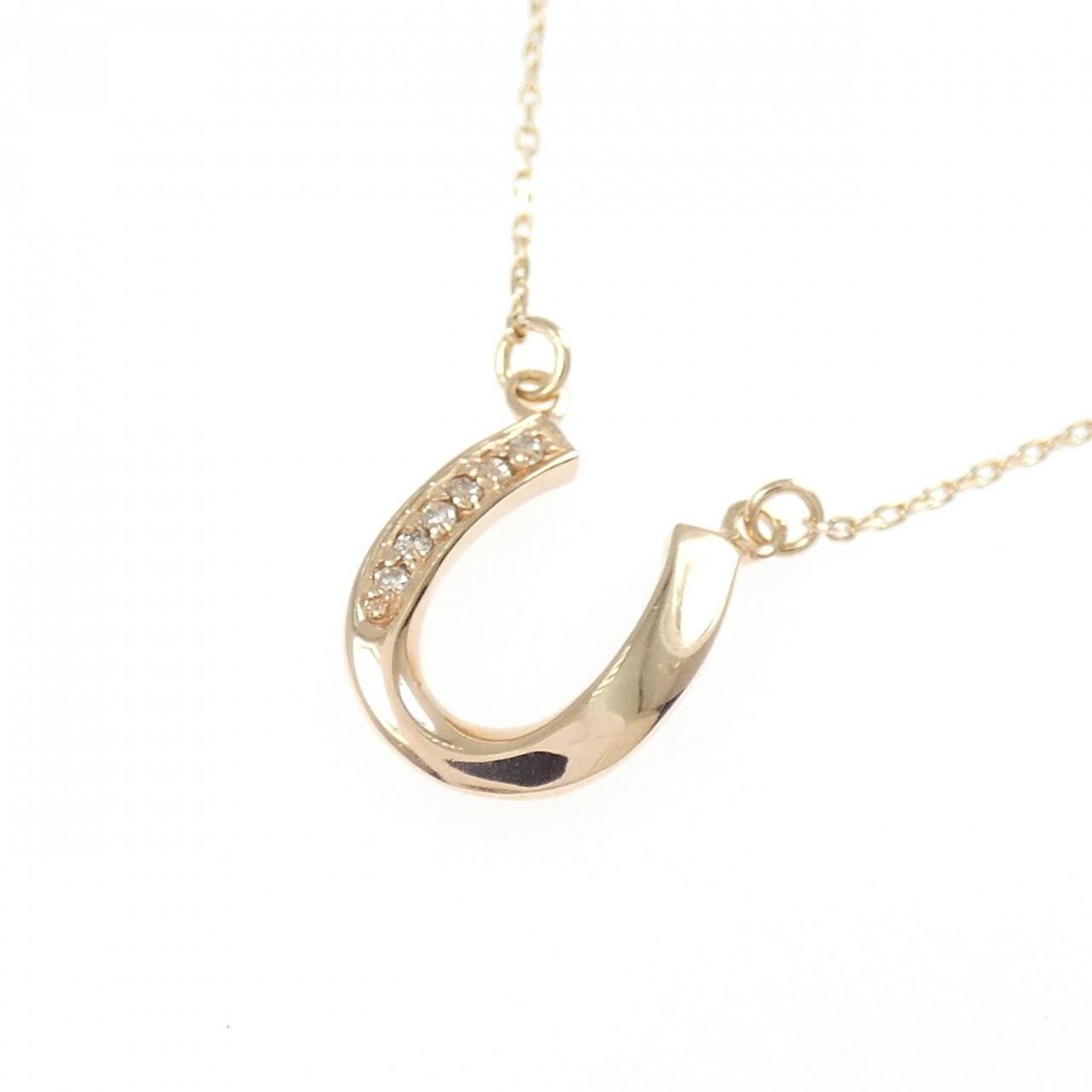 K10PG ダイヤモンド ネックレス 0.02CT