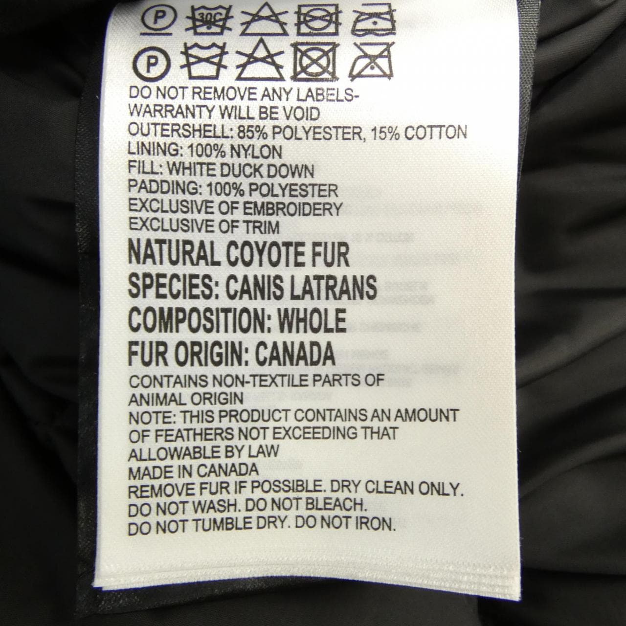 カナダグース CANADA GOOSE 3037L VICTORIA ヴィクトリア ダウンコート