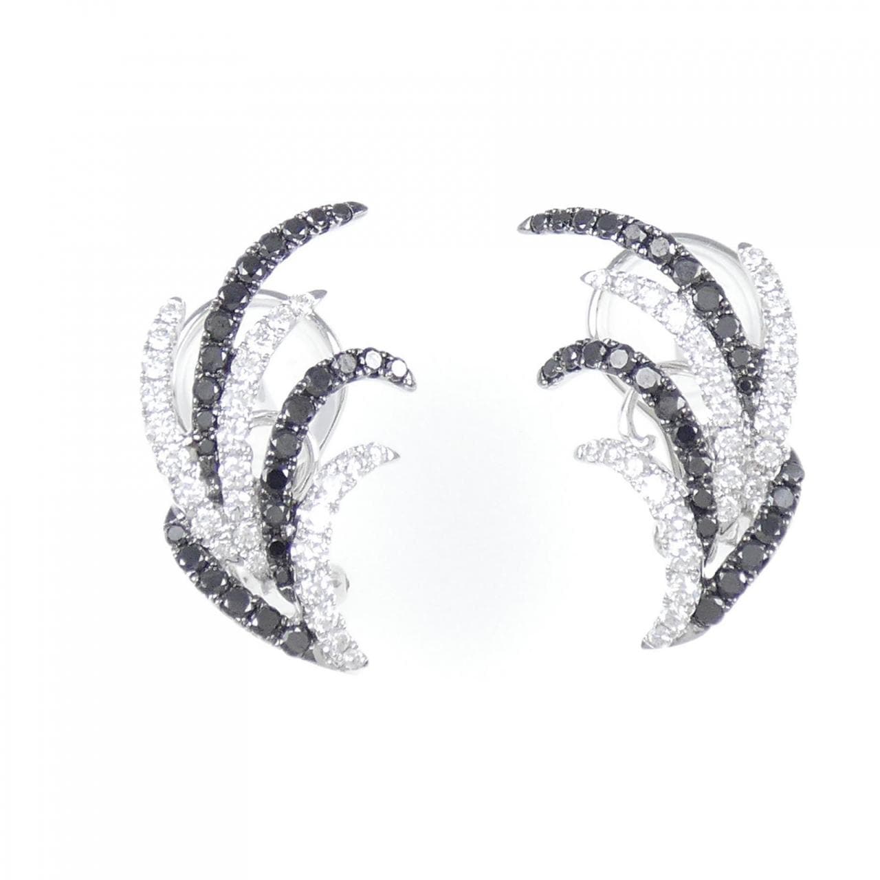 750WG/750BG Diamond Earrings 1.38CT