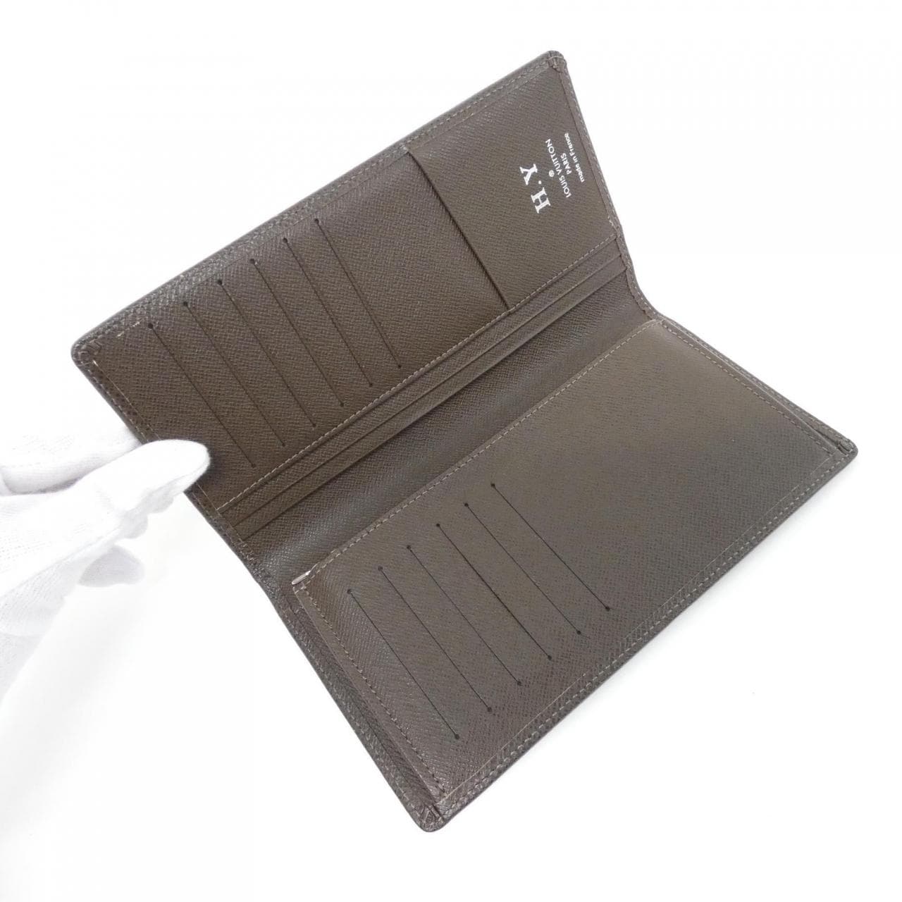 LOUIS VUITTON Taiga Portefeuille Brazza M32578 钱包
