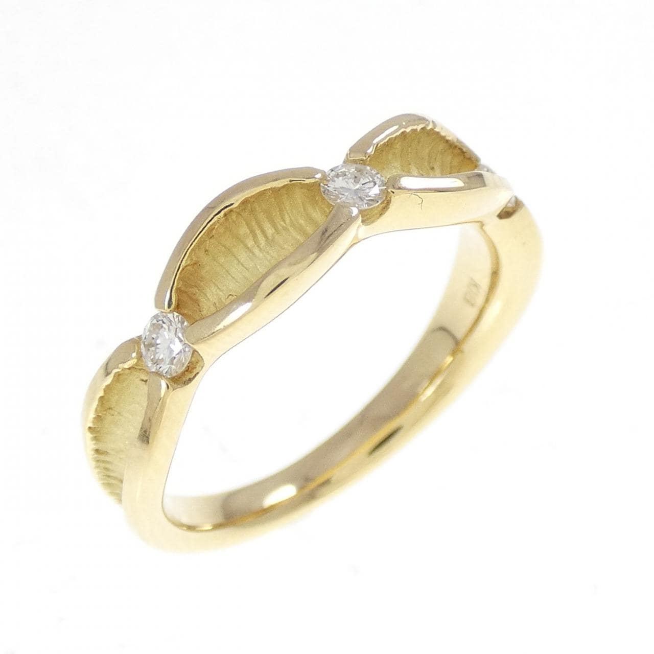 K18YG ダイヤモンド リング 0.15CT