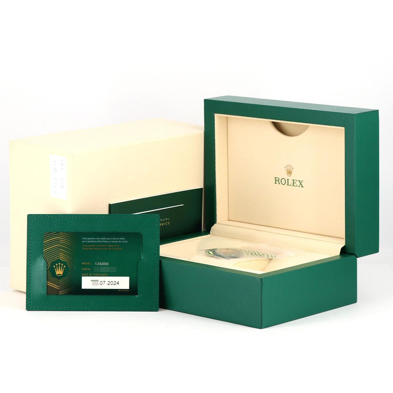 ロレックス オイスターパーペチュアル 126000 SS 自動巻 ランダム番