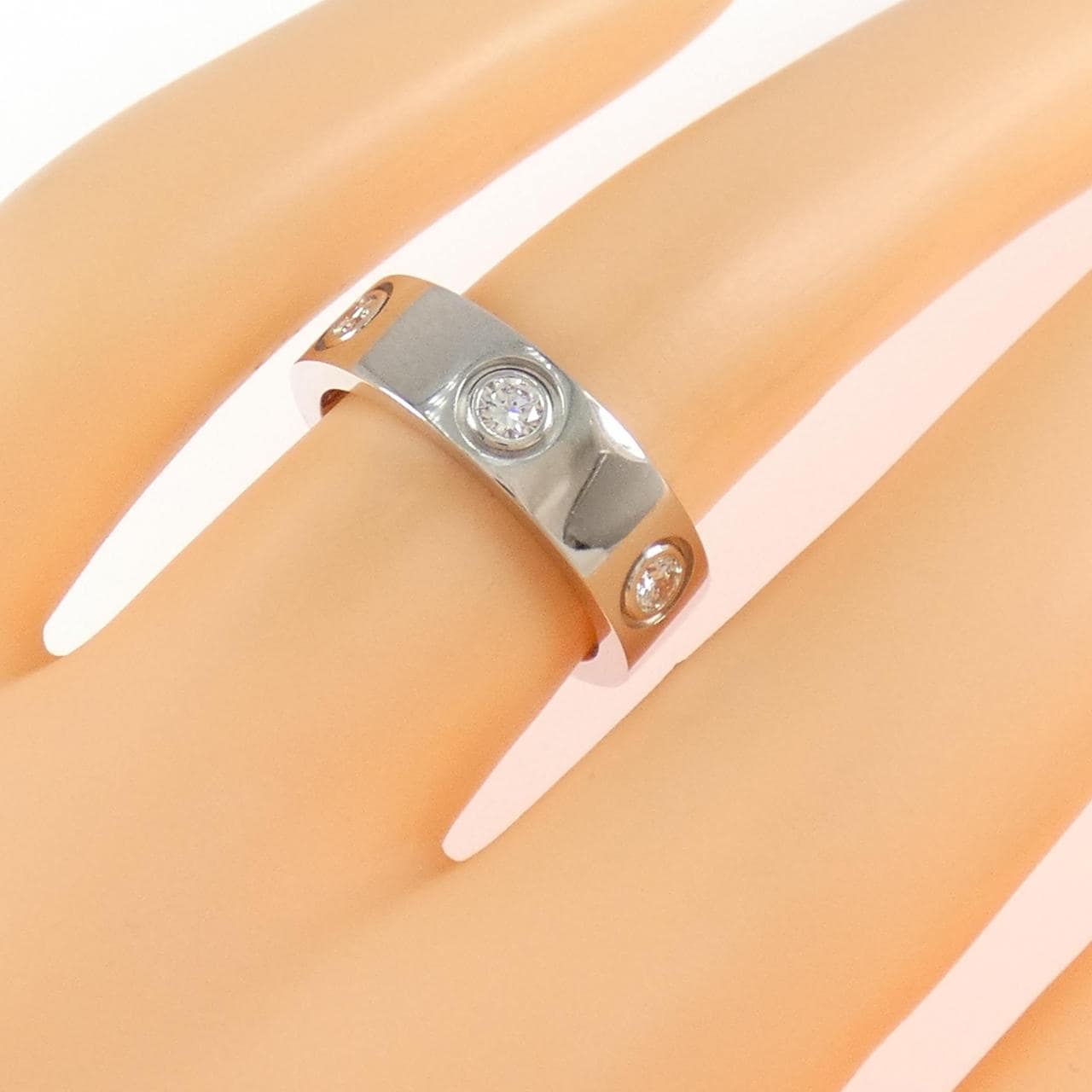 カルティエ ラブ フルダイヤ リング