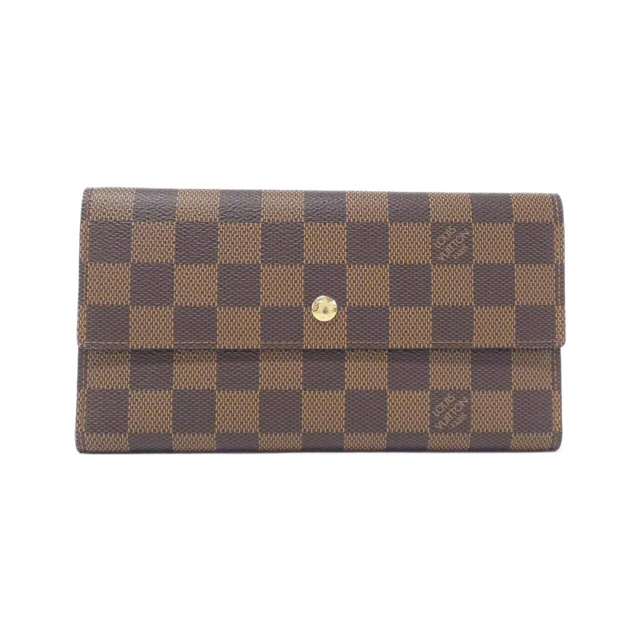 LOUIS VUITTON Damier Porte Tresor NATIONAL N61215 Wallet