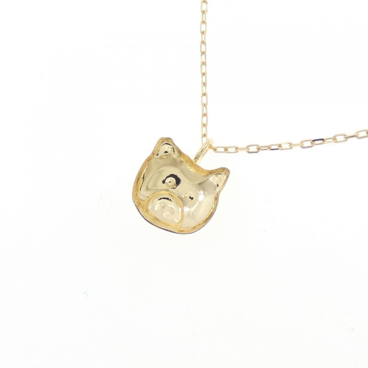 【新品】K18YG ピッグ ネックレス