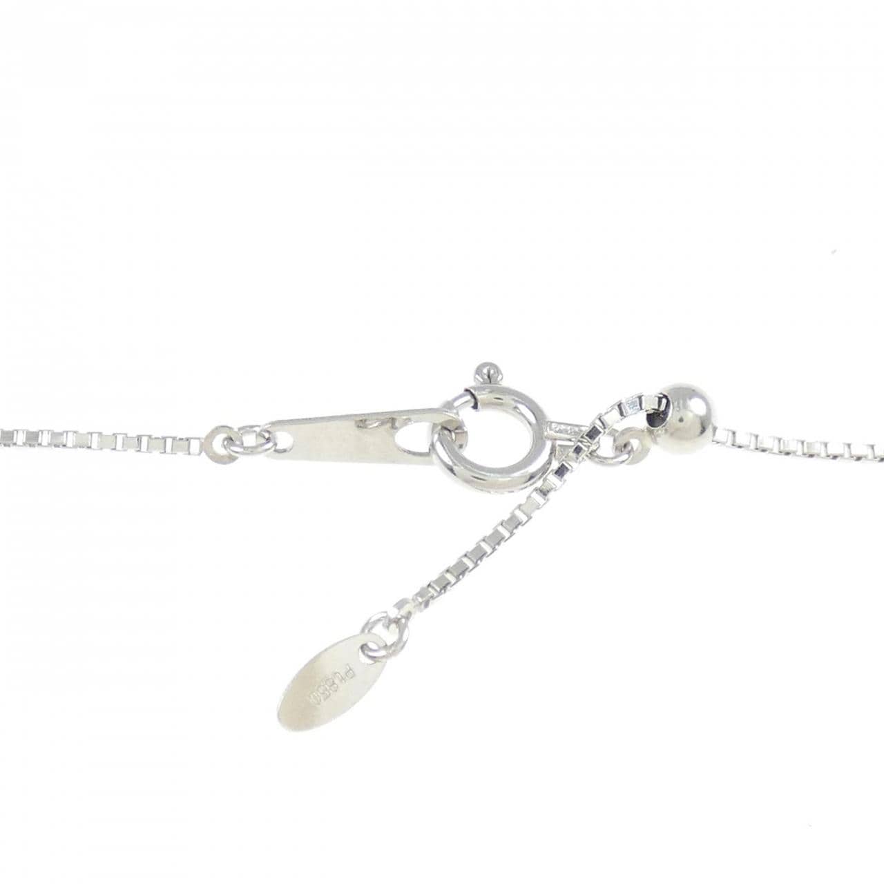 PT/PT850 ダイヤモンド ネックレス 0.161CT FOP I1