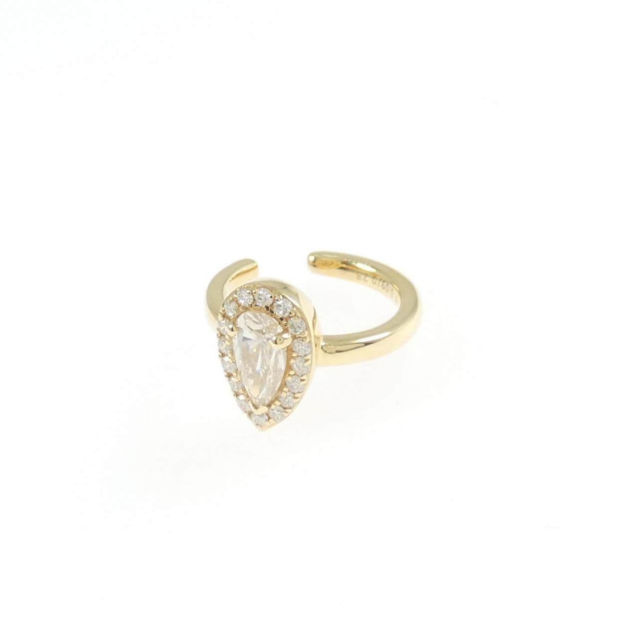 【新品】K18YG ダイヤモンド イヤーカフ 0.28CT 片耳