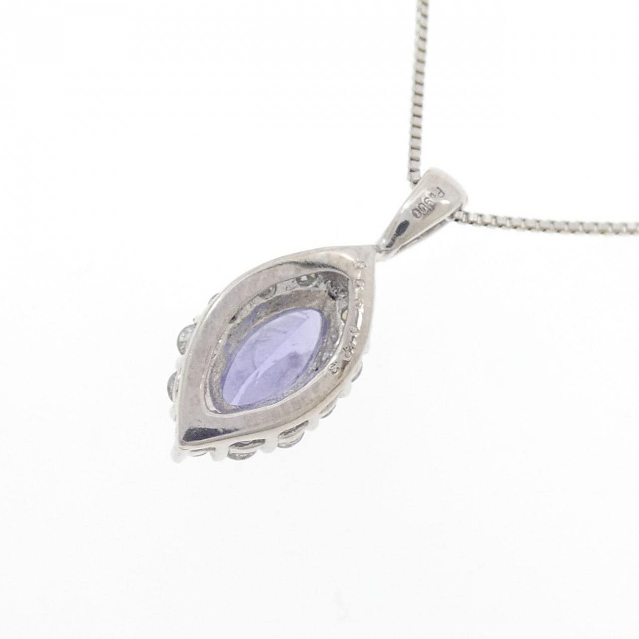 PT900/PT850 タンザナイト ネックレス 0.65CT