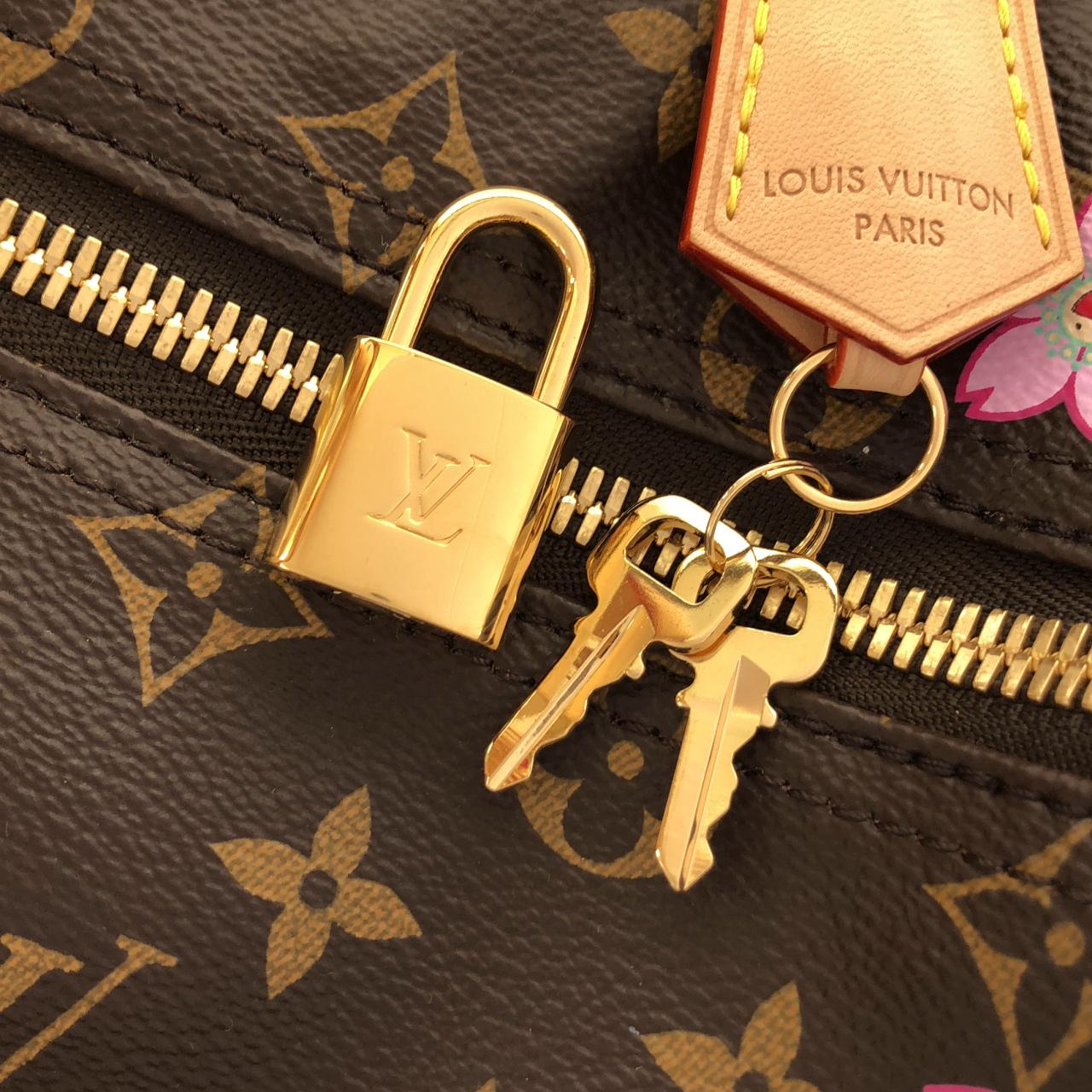 ルイヴィトン モノグラム チェリー ブロッサム(LV X TM) キーポルバンドリエール M13752 ボストンバッグ