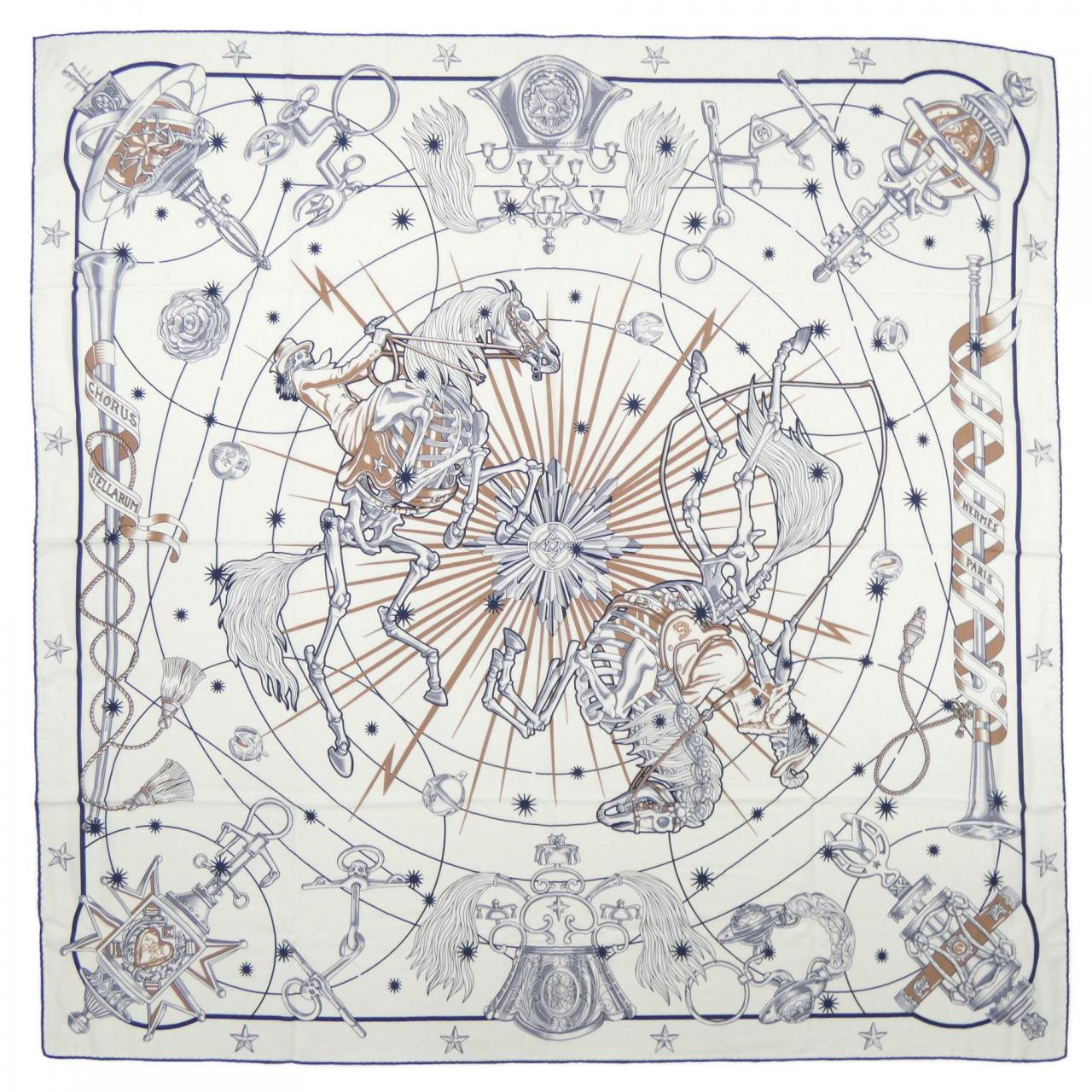 エルメス HERMES CHORUS STELLARUM H243912S カレジェアン140 ショール