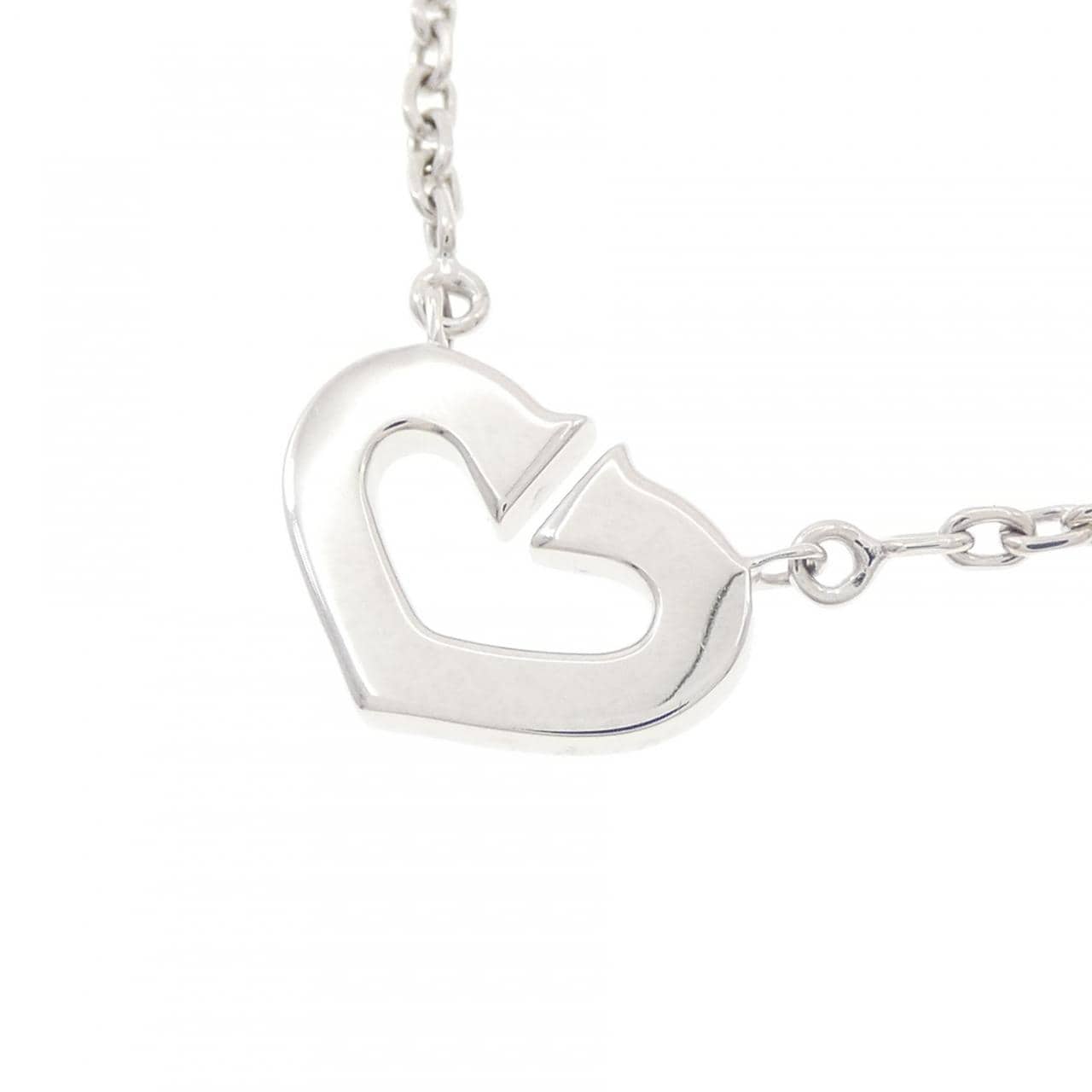 カルティエ Cハート ネックレス