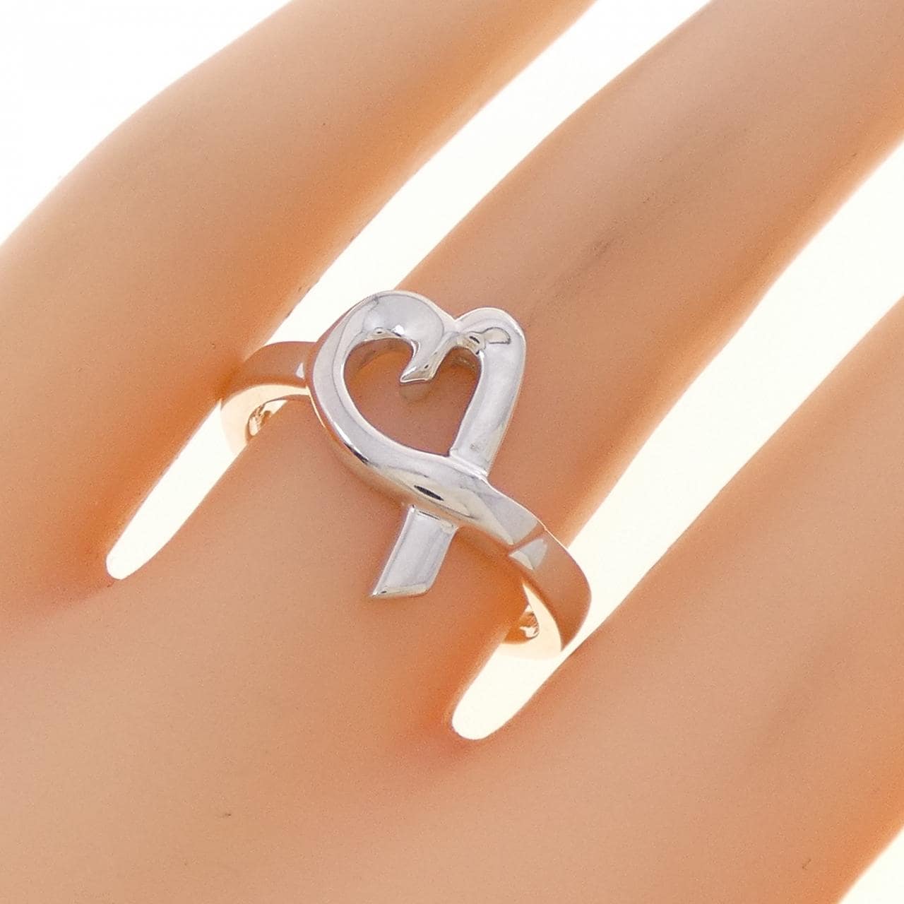 ティファニー ラビングハート リング