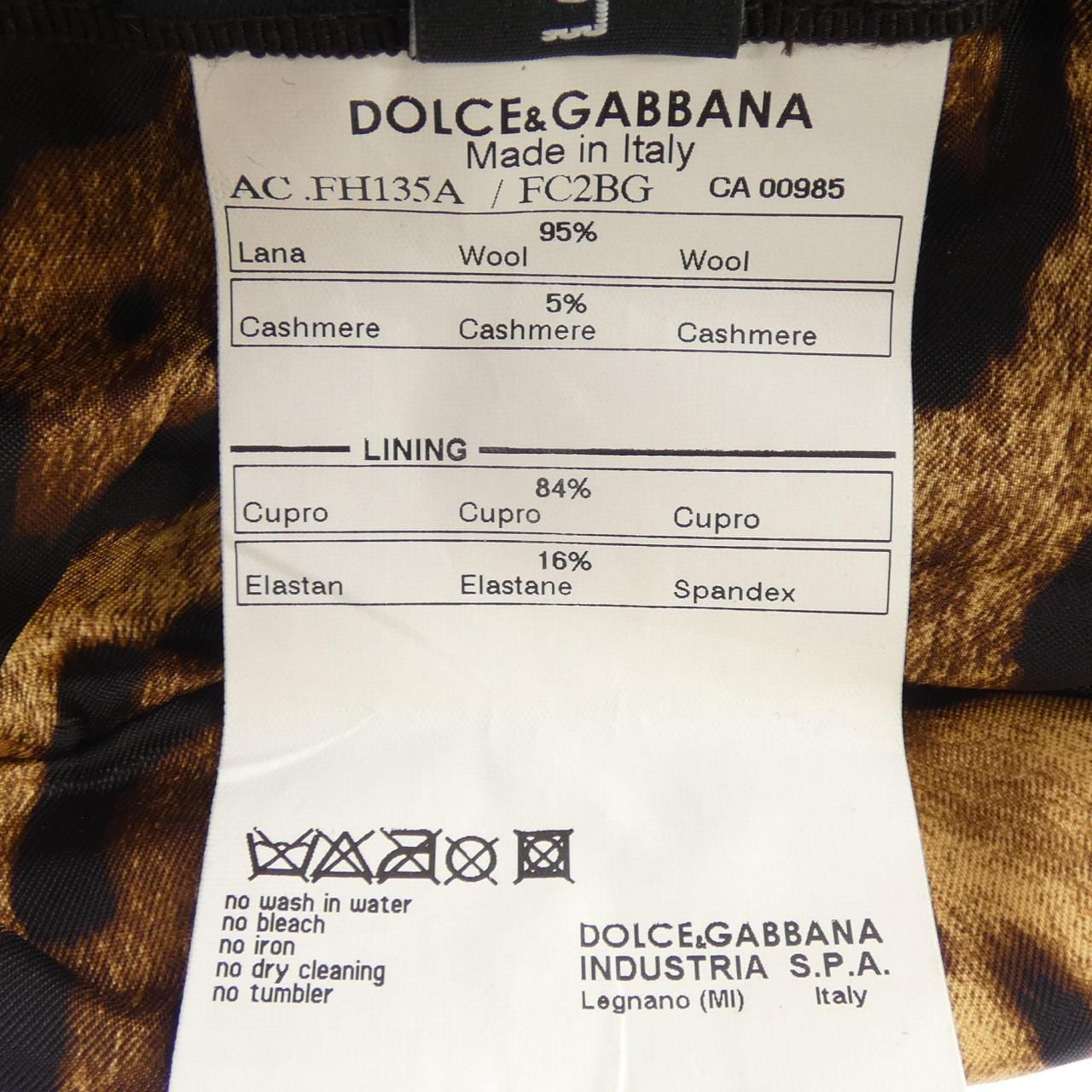 ドルチェアンドガッバーナ DOLCE&GABBANA キャップ