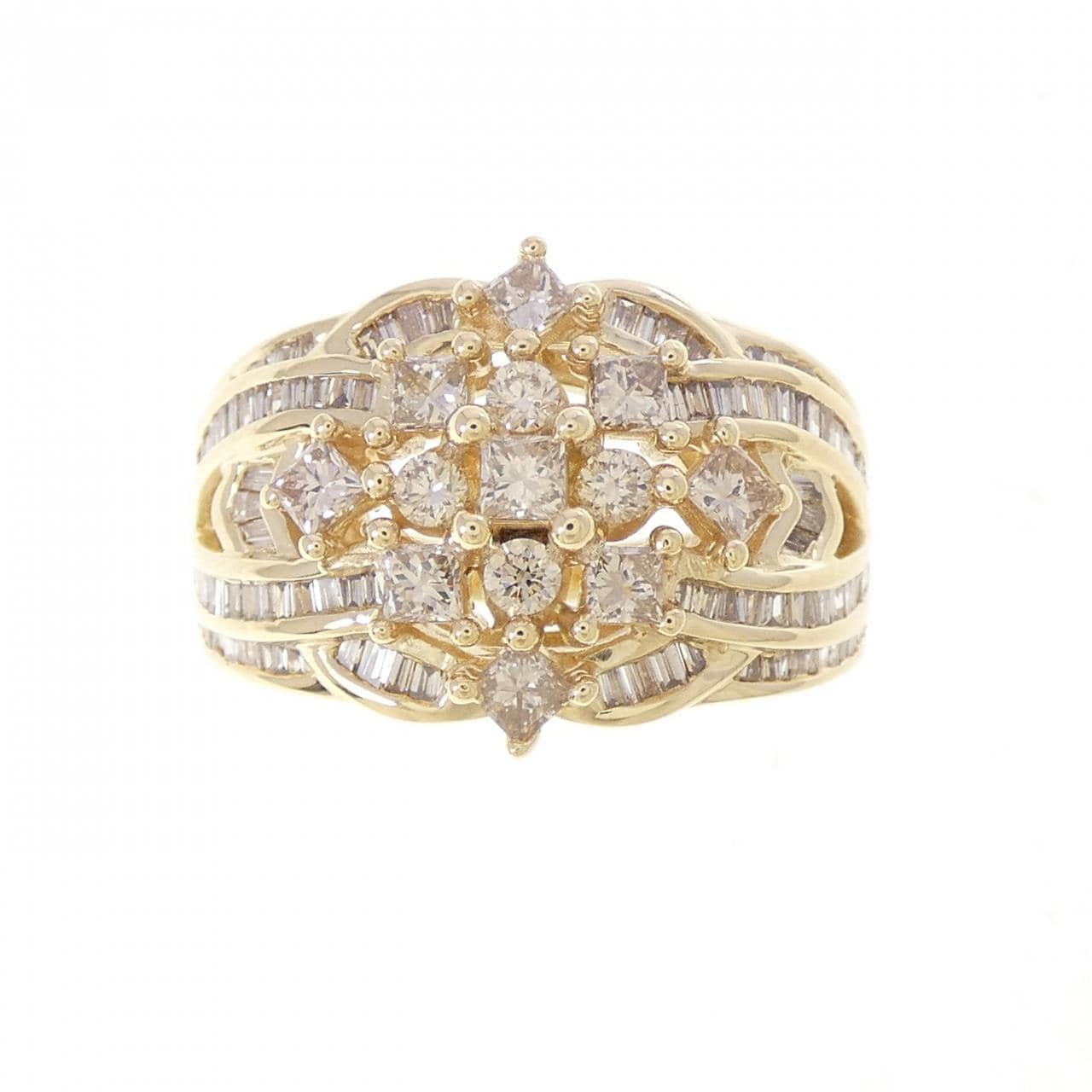 K18YG ダイヤモンド リング 1.20CT