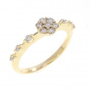 K18YG ダイヤモンド リング 0.23CT