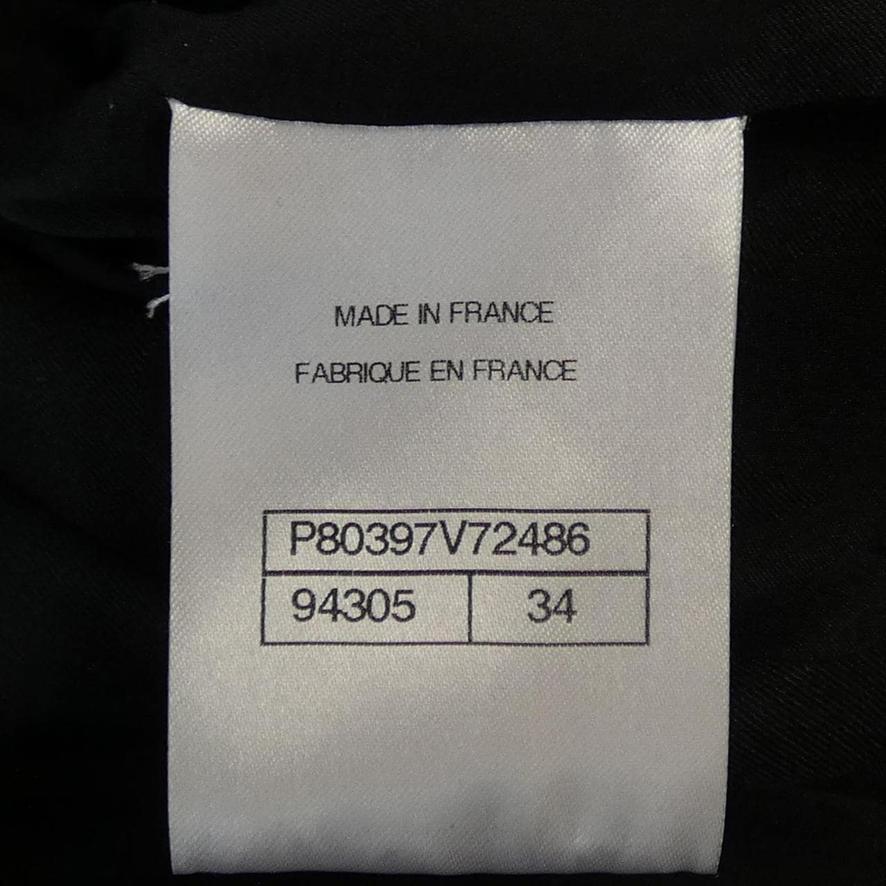 シャネル CHANEL LOOK40 P80397V72486 25B ジャケット