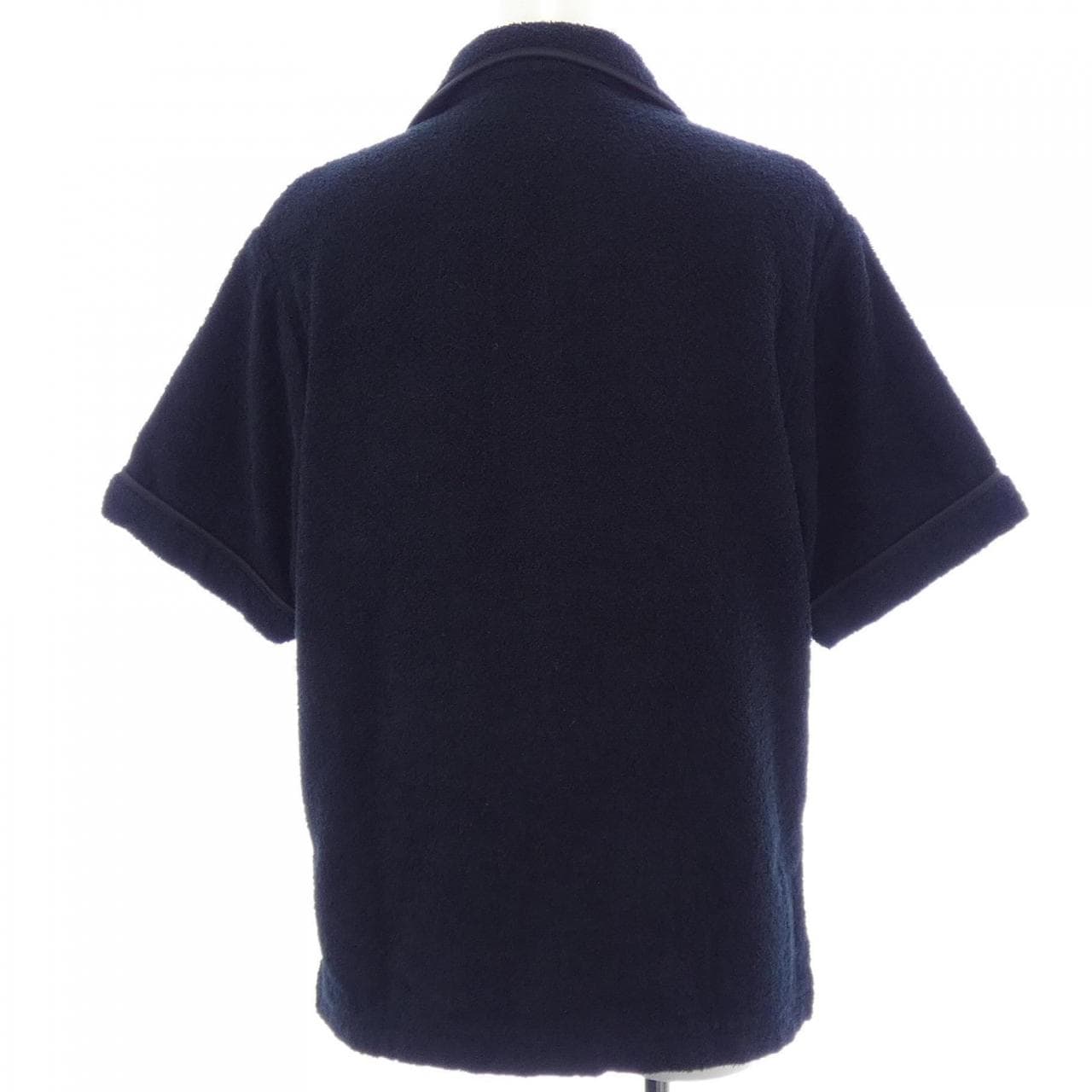 プラダ PRADA トライアングルロゴ コットンテリー ボウリングシャツ SC559 S212 1ZR3 S／Sシャツ