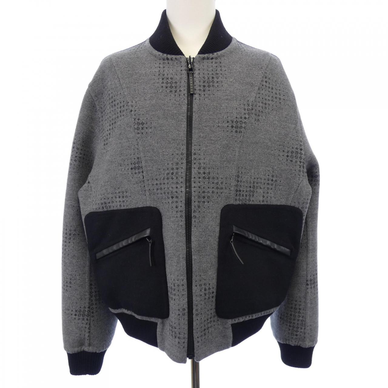 ルイヴィトン LOUIS VUITTON リバーシブルダブルフェイスウールシルクブレンドボンバー HRFB2EDIQ ブルゾン