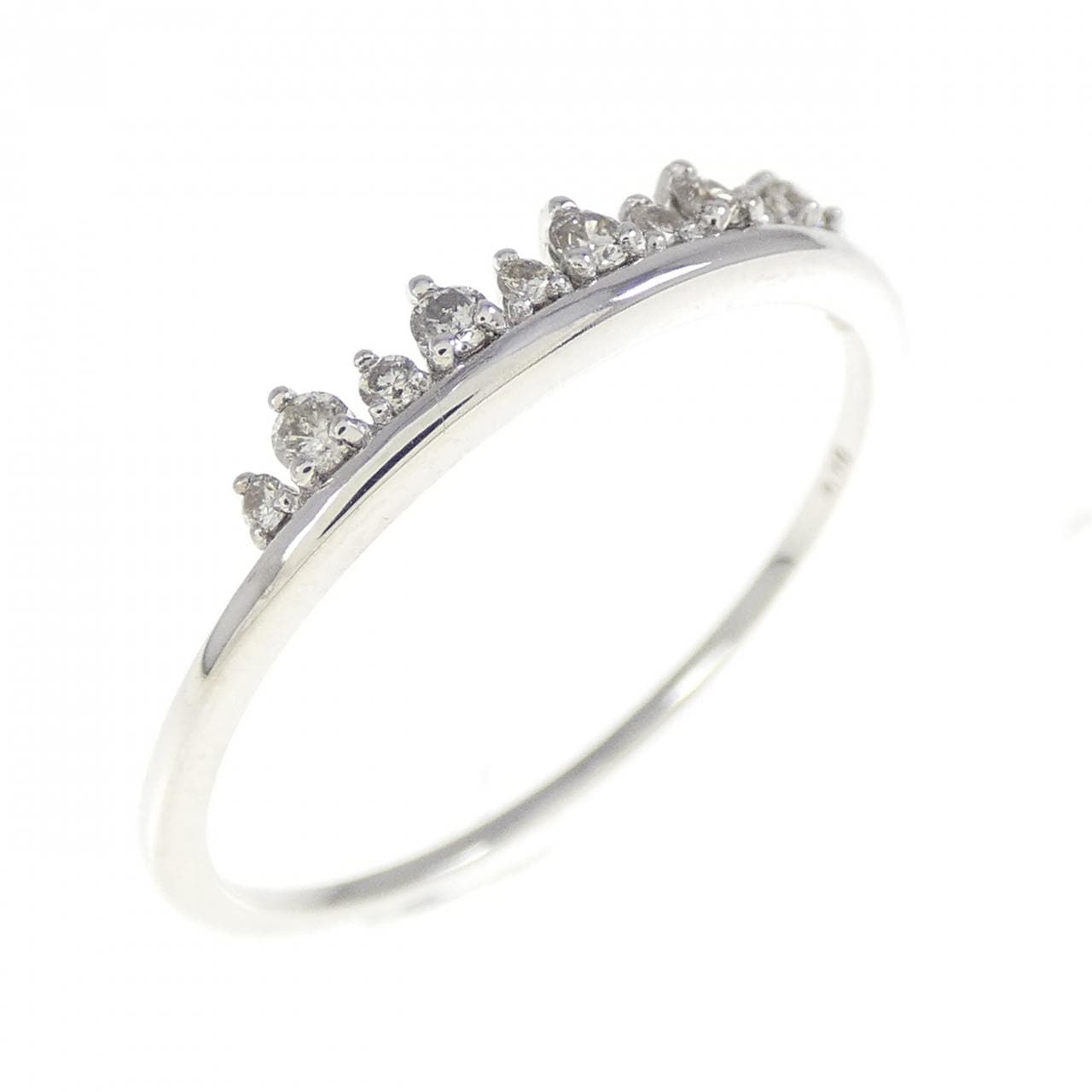 K18WG ダイヤモンド リング 0.10CT