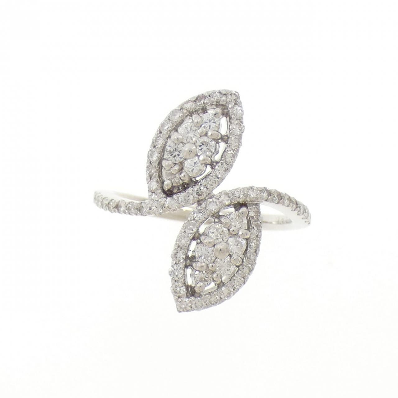 K18WG ダイヤモンド リング 0.60CT