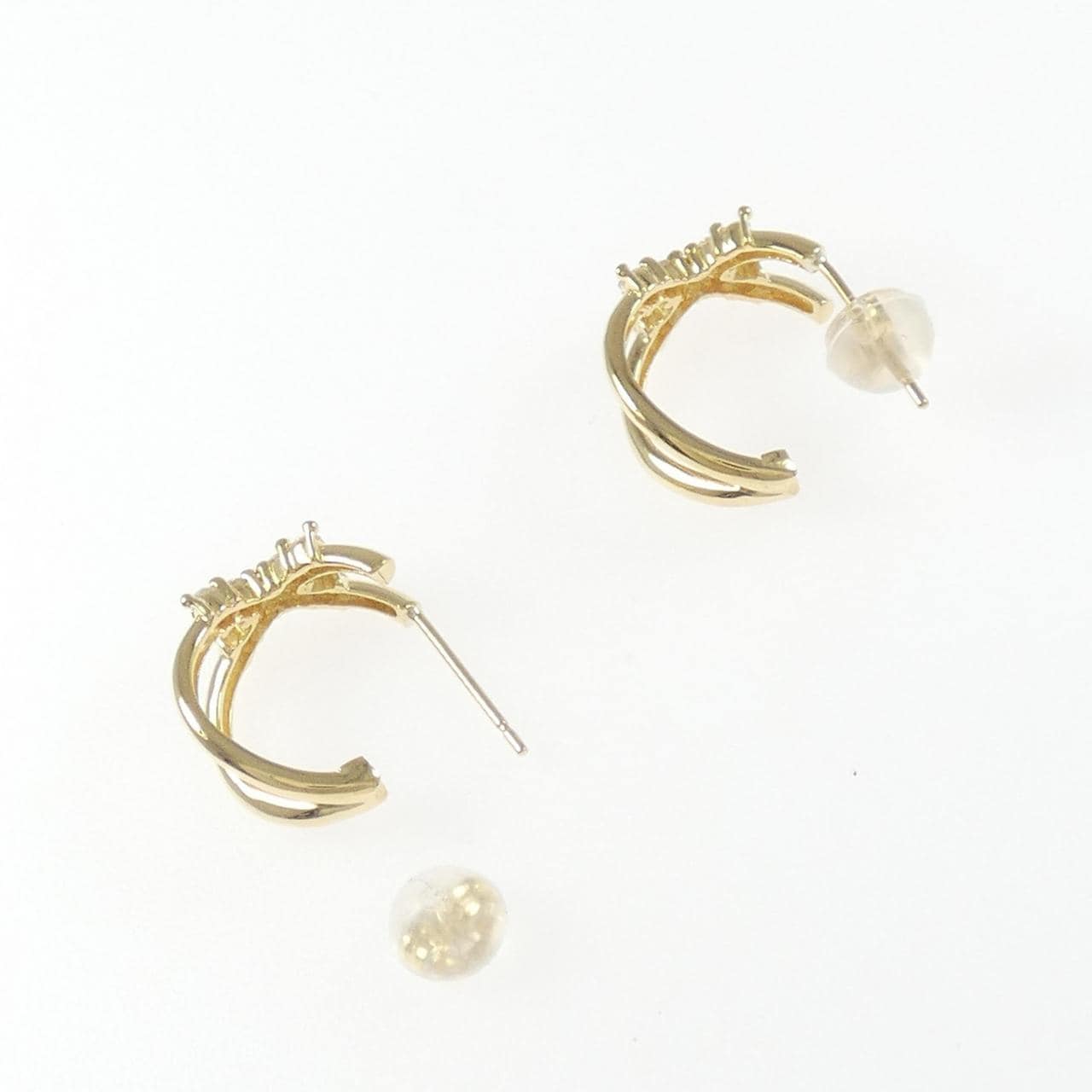 K18YG ダイヤモンド ピアス 0.30CT