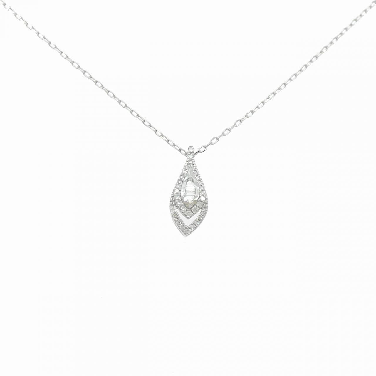 PT950/PT850 ダイヤモンド ネックレス 0.15CT