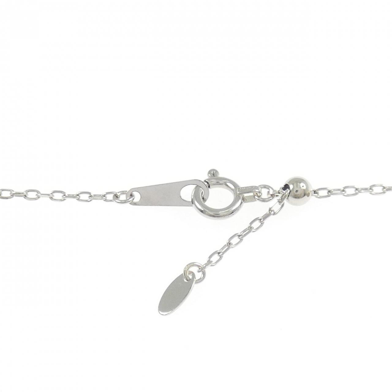 PT900/PT850 エメラルド ネックレス 0.29CT