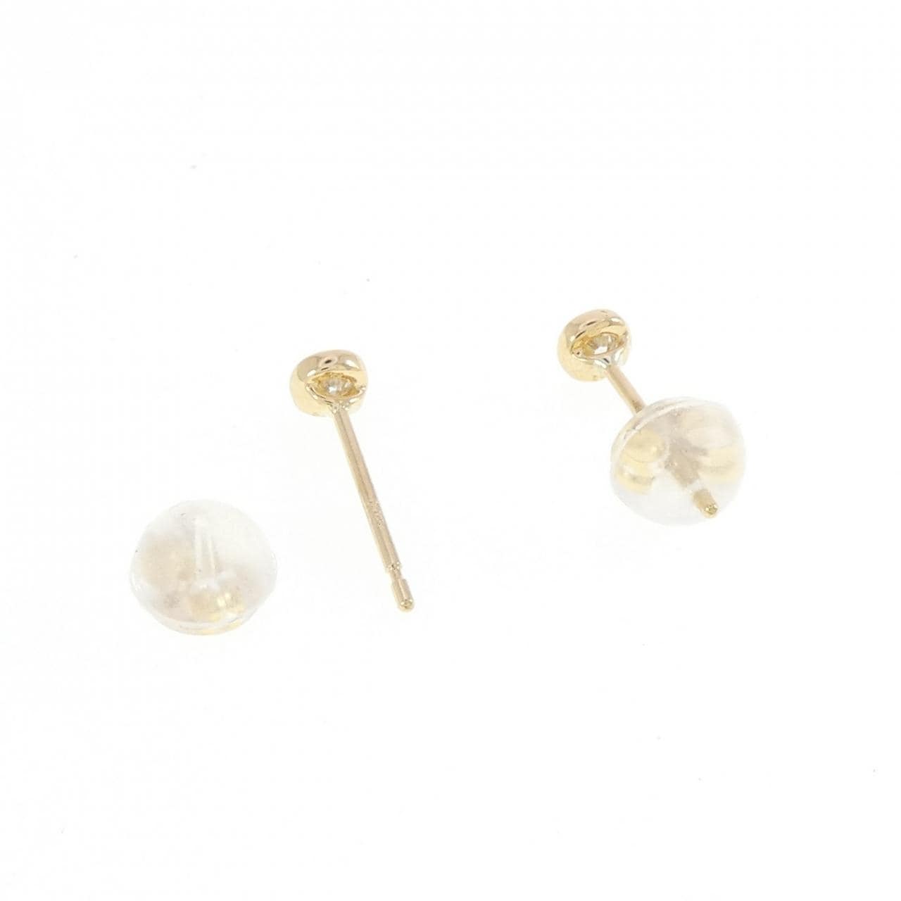 【リメイク】K18YG ダイヤモンド ピアス 0.10CT
