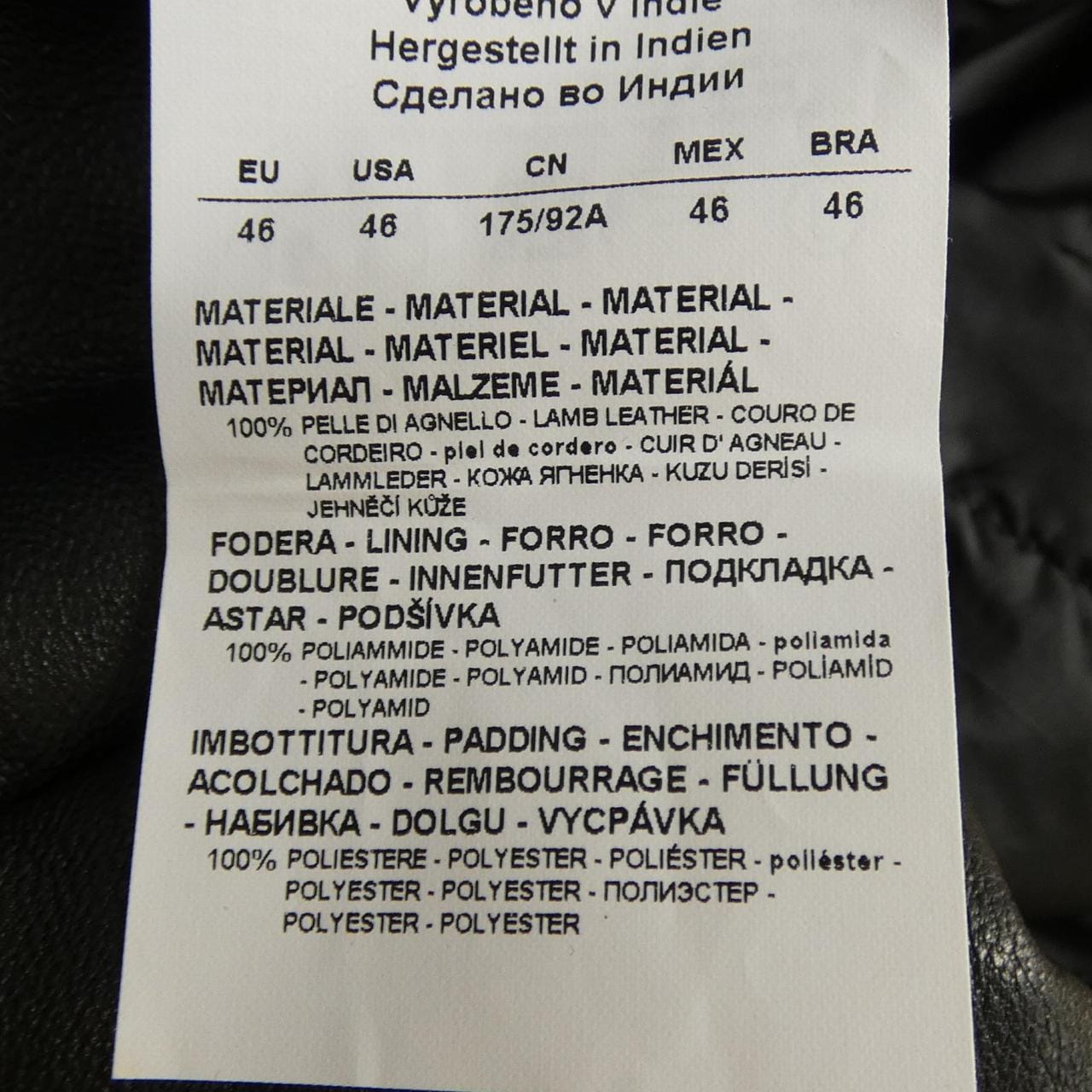 EMPORIO ARMANI安普里奥·阿玛尼皮夹克