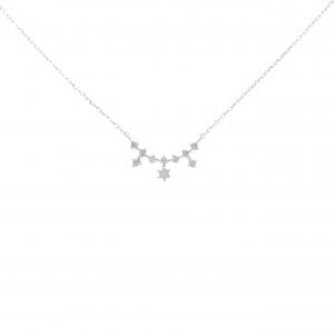 K10WG ダイヤモンド ネックレス 0.06CT