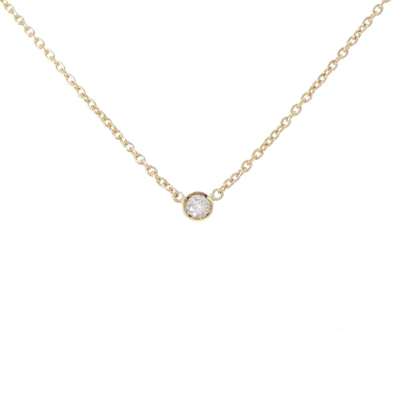 K18YG ダイヤモンド ネックレス 0.10CT