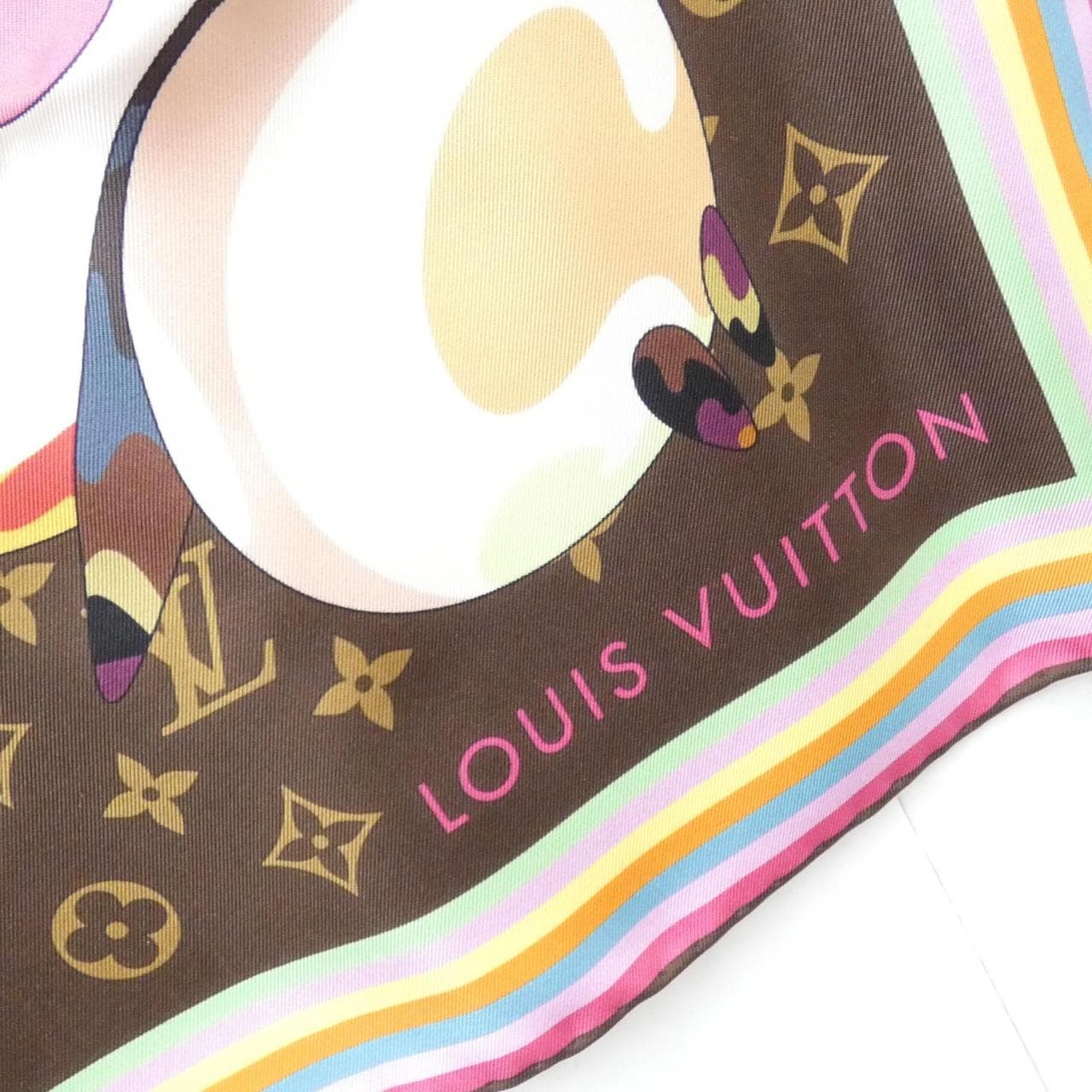 ルイヴィトン モノグラム(LV X TM) カレ スーパー フラット 70cm M96274 スカーフ