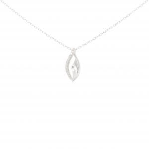 K18WG ダイヤモンド ネックレス 0.06CT